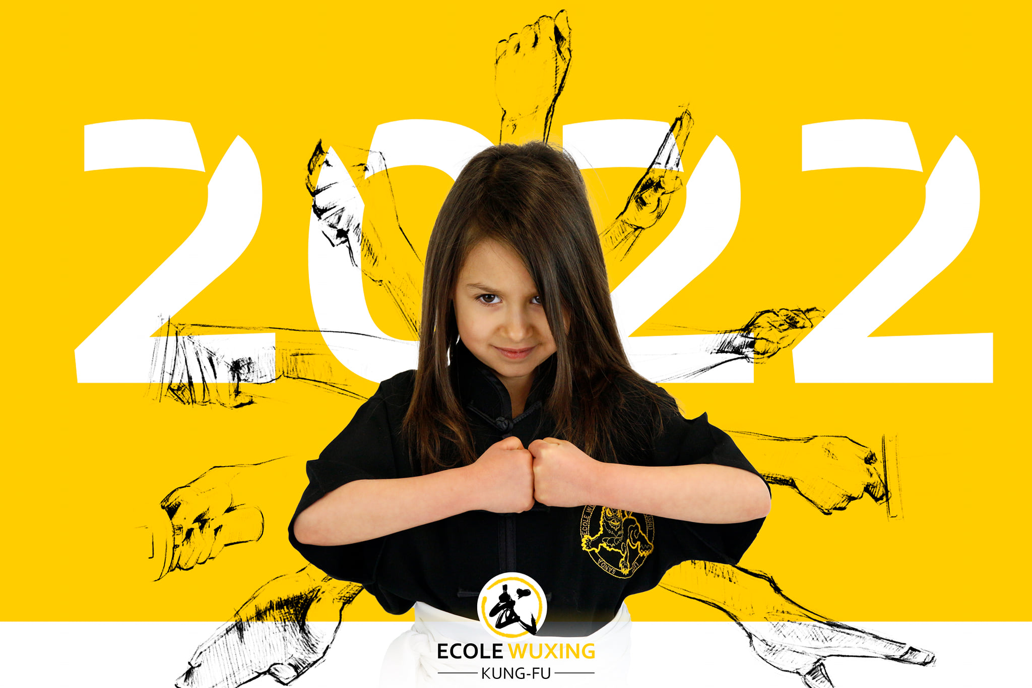 Bonne année 2022 Ecole Wuxing Kung-Fu Wushu Bousse Vigy