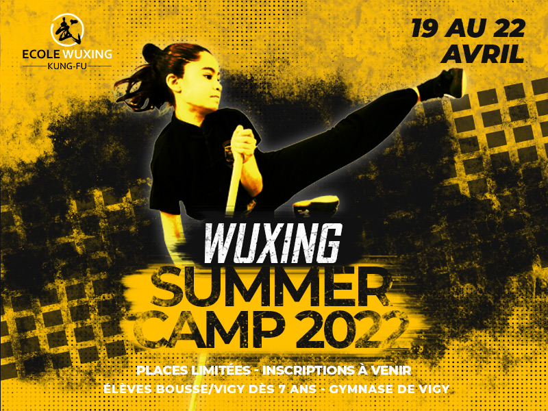 Wuxing Summer Camp 2022 camp wushu sportif Vigy