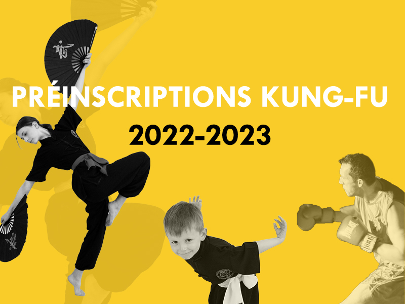 préinscription préinscriptions Kung-Fu Bousse Vigy 2022 2023