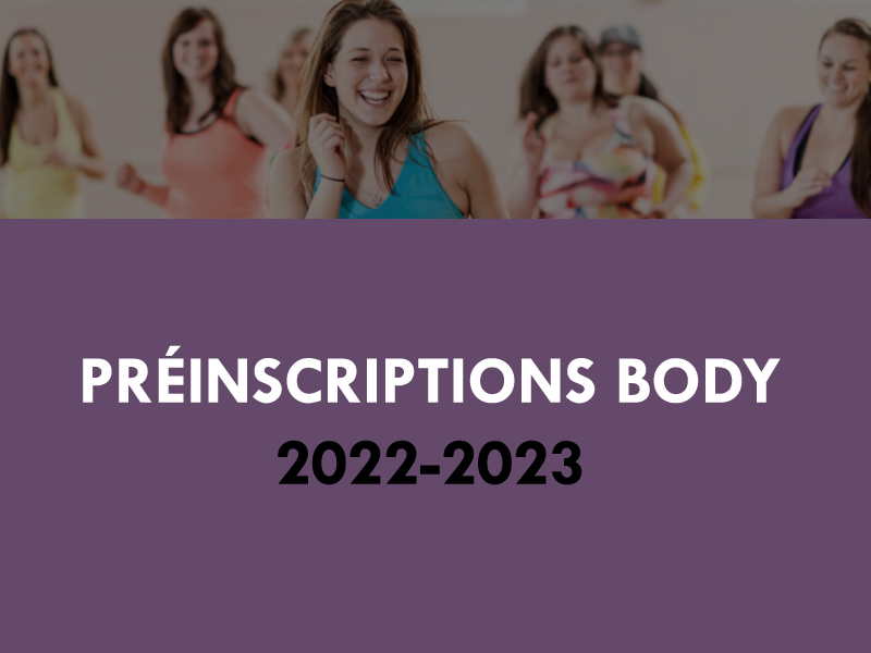 Préinscriptions body féminines sport fitness bousse vigy remise forme 2022 2023